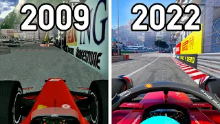 The Evolution Of Monaco In F1 Games (2009-2022)