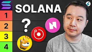 Ranking The Top Solana Ecosystem Projects!