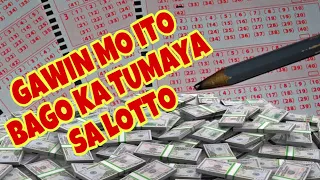 GAWIN MO ITO BAGO KA TUMAYA SA LOTTO | GIO AND GWEN LUCK AND MONEY CHANNEL