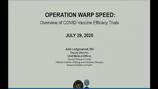 July 2020 ACIP Meeting - Overview of COVID-19 vaccine clinical trials