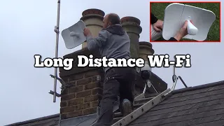 Trying Long Distance Wi-Fi in London using UBIQUITI LiteBeams