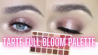 NEW! TARTE FULL BLOOM PALETTE TUTORIAL! LILAC HALO EYE LOOK!