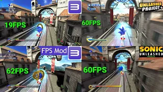 Rooftop Run Sonic Unleashed Comparison 4K 60FPS! Generations VS Emulations!
