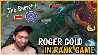 Why Pro's are using Roger Gold Lane ? | Roger Gameplay | MLBB