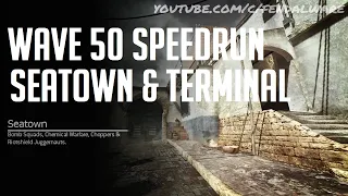 Mw3 WAVE 50 SPEEDRUN Seatown & Terminal Survival Call of Duty Modern Warfare 3 XBOX 360
