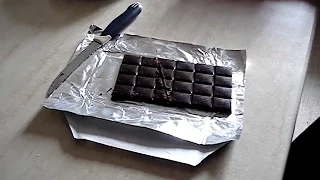 Как получить лишний кусочек от плитки шоколада 4 на 6 / How to get an extra piece of chocolate