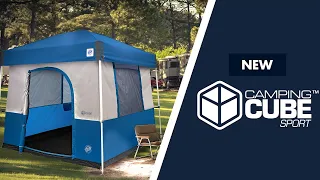E-Z UP® Camping Cube™ Sport + Vista/Sierra Canopy Tent