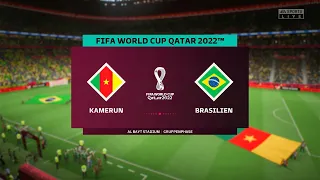 FIFA 23 | Cameroon vs Brazil - World Cup Qatar 2022 | PS4 Gameplay