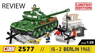 COBI® 2577 IS-2 Berlin 1945 💥 LIMITED EDITION 💥 Schwerer Panzer Josef Stalin 2 💥 1:28 ▶️ REVIEW