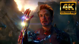 "I Am Iron Man" Snap! - Avengers: Endgame (2019) |  Movie Clip 4k(HD)