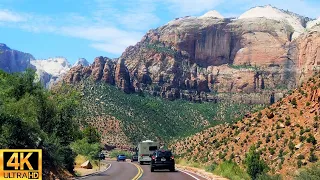 [4K] Zion National Park Scenic Drive