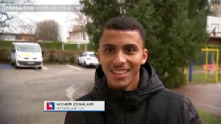 L'Académy OL rend visite à l'IME Les Marguerites