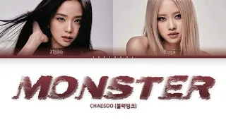 JISOO & ROSÉ - Monster (Original by Red Velvet - IRENE & SEULGI) | AI COVER