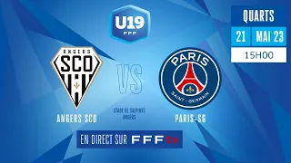 Quarts de finale I Angers SCO - Paris-SG U19 en replay I Play-offs CN U19 2022-2023