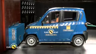 Euro NCAP Crash Test of Bajaj Qute 2016