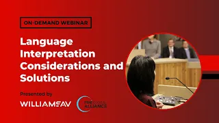 Language Interpretation Considerations and Solutions AV Webinar