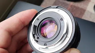 Konica Hexanon 40 1.8 lens