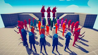 👨‍🚀 Among Us Units Surrounded By Heroes! ► TABS UNIT CREATOR - Totally Accurate Battle Simulator