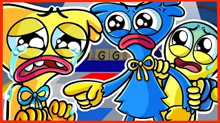 HUGGY WUGGY & PLAYER IS SO SAD WITH HUGGY WUGGY! Poppy Playtime Animation #33