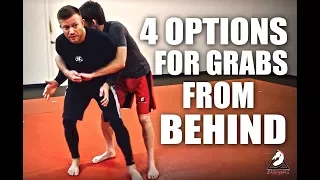 Jiu-Jitsu Self-Defense | 4 Options For Grabs From Behind