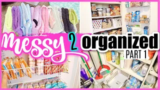 MESSY TO ORGANIZED 🙌 WHOLE HOUSE HOME ORGANIZATION //KARLA'S SWEET LIFE