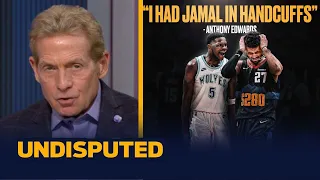 UNDISPUTED | Skip Bayless loses cool, Edwards trash talks Murray: “I had Jamal in handcuffs.”