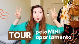 TOUR pelo meu MINI APARTAMENTO de 7m²