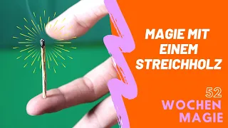 Streichholz Trick | Zaubertricks mit Erklärung  | Tutorial | Durchdringenden Streichhölzer | Woche 4