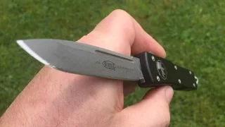 Microtech needs taller bevel - stormy saturday sharpening