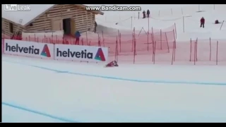 Видео жуткого падения французского горнолыжника на чемпионате мира