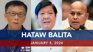 UNTV: HATAW BALITA |  January 5, 2024