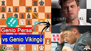 El Genio Persa Vs Numero uno del MUNDO! Firouzja Vs Carlsen