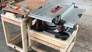 Building A Sliding Table For The Mini Table Saw So That You Can Handle Larger Dimensions