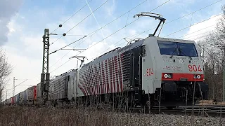 Güterzugverkehr in Vaterstetten: Mit Lokomotion-Loks und dem TXLogistik-"Leitwolf"
