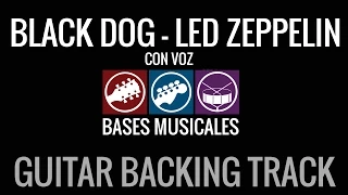 Black Dog Guitar Backing Track with voice Guitar backing track