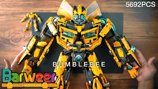 Building The Biggest Bumblebee Lego Compatible Set | Speed Build | Unofficial Lego