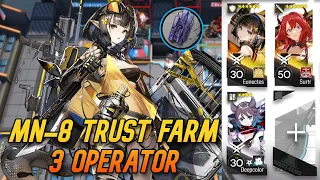 【Arknights】MN-8 3 Operator Clear (Trust Farm)