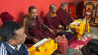 Domang and gyapzi puja at home 🙏🙏