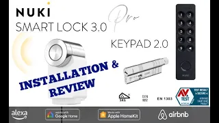 Nuki Smart Lock 3.0 Pro & Nuki Keypad 2.0 - complete installation and review!
