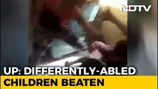 From UP, A Shocking Video Of Attack On Differently Abled Children