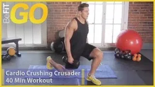 Cardio Crushing Crusader 40 Minute Circuit Training Workout: BeFiT GO