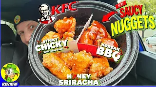 KFC® SAUCY NUGGETS Review 👴🥫🍗📦 3 NEW SAUCES ⎮ First Look! 🤩 Peep THIS Out! 🕵️‍♂️