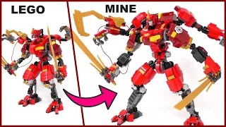 Upgrading a LEGO Ninjago Multi Armed Mech With Viewers' Ideas! (71812 Kai's Climber Mech)