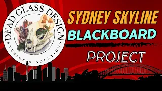 Sydney Skyline Office Blackboard by Dead Glass Design