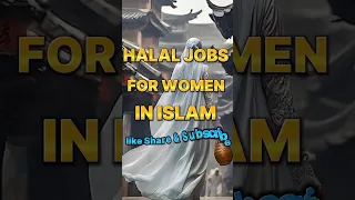 Halal Job's For Women In Islam 😱❣️ #islamicstatus #wayofsuccess #shortsfeed #islam #shorts