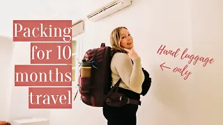 What to pack for long-term travel (Only 40L)