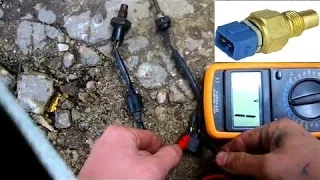 Проверка датчика температуры охлаждающей жидкости.Check the temperature sensor coolant.