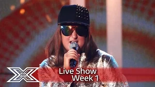 Golden girl Honey G takes on Tupac’s California Love | Live Shows Week 1 | The X Factor UK