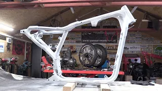 Harley Sportster, Frame Restoration, (1 of 2) !