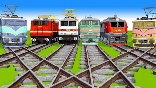 【踏切アニメ】あぶない電車 空中 6 TRAIN Crossing 🚦 Fumikiri 3D Railroad Crossing Animation #1